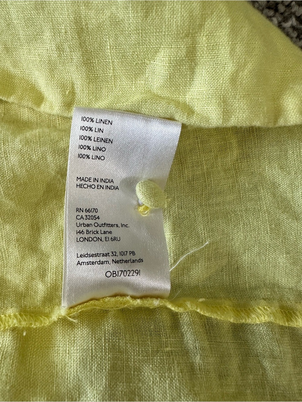 Maeve Anthropologie Linen The Audie Puff
Blouse Yellow Small - Picture 9 of 11
